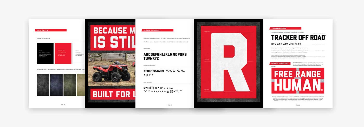 Tracker Off Road Style Guide